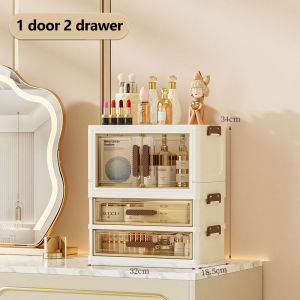 Creamy Waterproof Drawer Organizer Box For Makeup Skincare Cabinet Vanity Tropicalproof MustHave