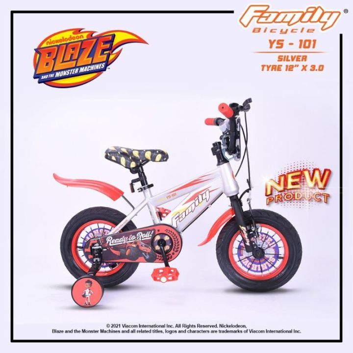SEPEDA ANAK BMX 12 16 18 INCH FAMILY BLAZE YS-101 BAN JUMBO  NICKELODEON BESAR ORIGINAL MURAH SURABAYA ASLI BNIB Lazada Indonesia