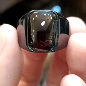 Cincin Natural Batu Garnet Super Top Quality