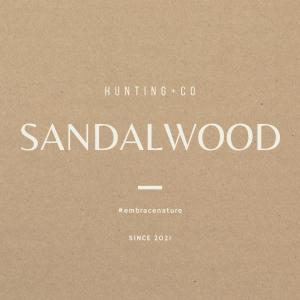 Hunting+Co. - Sandalwood Natural Scented Soy Wax Candle (150g)