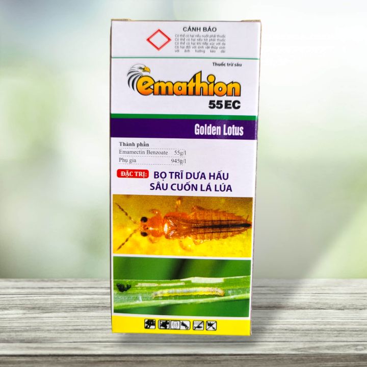 Thuốc Trừ Sâu Cuốn Lá, Bọ Trĩ, Sâu Tơ Emathion 55ec (Chai 450ml ...