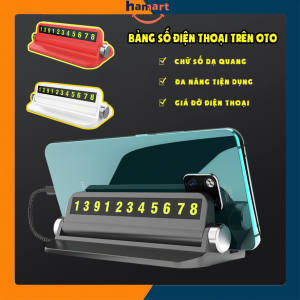 Bảng Số Điện Thoại Oto Để Táp Lô Khi Dừng Đỗ
