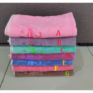 ⭐Sedia Sedia Malaysia⭐Berwarna-Warni Tuala Mandi Super Lembut Cepat Pengeringan 70X140Cm Penyerap Mikrofiber Tandas Tuala Mandi Wanita Lelaki