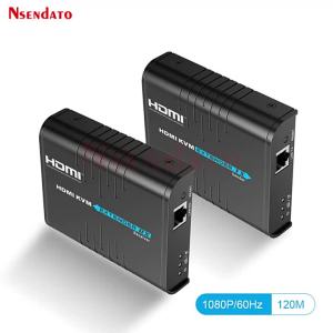 LKV373KVM 120m HDMI USB KVM Extender Over CatE/6/7 RJ45 HDMI Wireless Video Transmitter Receiver for USB 2.0 KVM keyboard Mouse