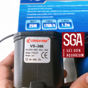 Trọn Bộ Máy Bơm Lọc Nước Hồ Cá Cảnh 25W vs388 Cho Hồ 80-1m2 Gồm Máng Lọc Bông Lọc Dây Ống Đầy Đủ Về Xài Ngay Công Suất 1750L/H Cho Hồ Nước Ngọt Tiện Lợi Và Dễ Sử Dụng Cho Người Nuôi Cá Cảnh - Lazada