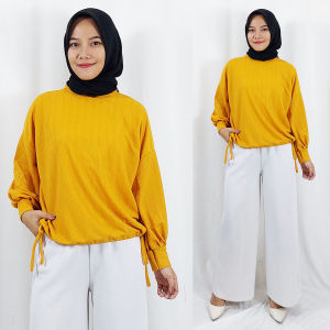 CARLINA KINASIH BLOUSE KNIT SERAT RAJUT PREMIUM ATASAN WANITA