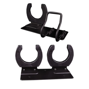 High Strength Metal KTV Mic Holder Stand With Single/Double Hook Secure Installation And Improved Singing Experience