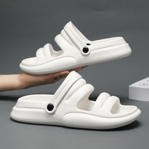 [Free Shipping] EVA Flat-Soled MenS Summer Comfortable Coconut Sandals For Home Leisure Slip-On Open-Toe Breathable Slippers
