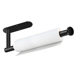 Durable Self-Adhesive Paper Towel Holder Wall Mount Tissue Holder Household Roll Paper Storage Rack