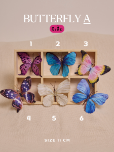 Primest - ดอกไม้และผีเสื้อ สำหรับติดรองเท้า รุ่น  Blooming