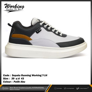 Sepatu Running Pria Working T-14 Size 39-43 Sepatu kasual sporty pria