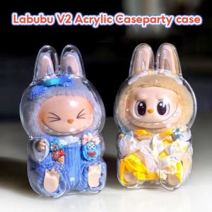 Kebidumei hacipupu GẤU Gummy loạt Vinyl búp bê vải nhung bảo vệ trường hợp Acrylic trong suốt chống bụi hacipupu búp bê hiển thị túi lưu trữ