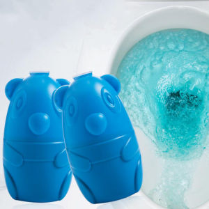 น้ำยาดับกลิ่นชักโครก หมีน้อย น้ำสีฟ้า ชักโครก ก้อนดับกลิ่น กำจัดเชื้อแบคทีเรียชักโครก ขจัดคราบสกปรก กลิ่นหอมทุกครั้งที่กด น้ำยาดับกลิ่น