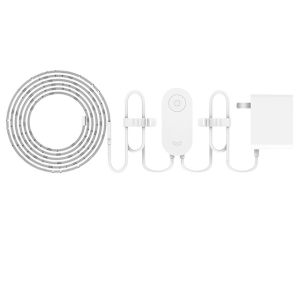 Yeelight 2 เมตรไฟ LED แถบ 1S 1 เมตรขยายสี WiFi รีโมทคอนโทรลสมาร์ทโฮมคอมพิวเตอร์ห้องนอนห้องนั่งเล่นบรรยากาศกับ Mijia APP HomeKit