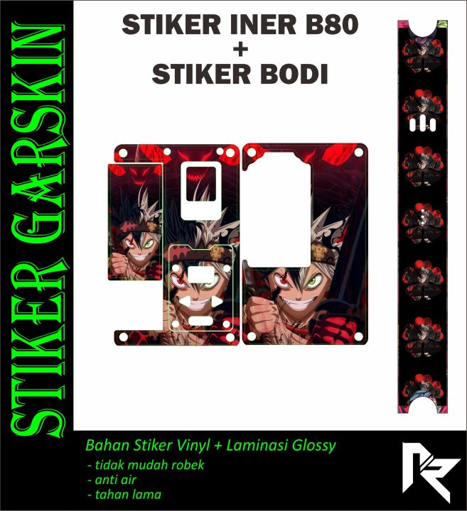 stiker iner + stiker bodi centaurus b80 | Lazada Indonesia