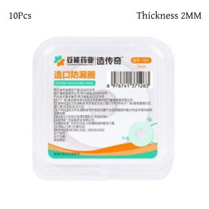 10Pcs/Box Colostomy Bag Leak-proof Plastic Pouch Seal Ring for Ostomy Pouches Prevents Leakage 2/3/4mm