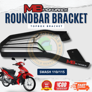 Suzuki Smash 110/115 Round Bar MB Monorack Topbox Bracket for Motorcyle