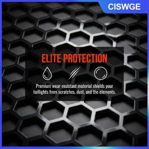 CISWGE Tự làm trang trí Sticker Set cho đèn hậu 2pcs Sáng Tạo hợp thời trang thiết kế phía sau ánh sáng xe trang trí ngoại thất