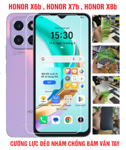 Cường lực dẻo nhám chống bám vân tay cho HONOR X6b HONOR X7b HONO X8b Bảo vệ màng hình chống va đập trầy xướ #phụ kiên điện thoại# cườngluc#