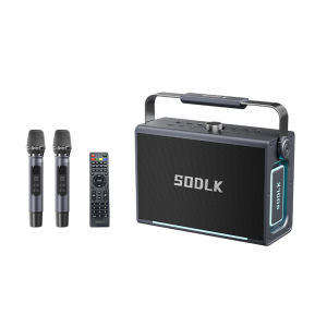 SODLK S1117 ลำโพงไร้สายบลูทู ธ 200W กับ 2 ไมโครโฟนเบสลึก Bluetooth Speaker แท้100% รองรับ TWS/USB/TF/AUX ควบคุมระยะไกล