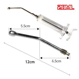Alat Cekok Hewan / Needle Drencher / Spuit Drench / Spuit Mika Cekok / Besar Syringe Spuit 20 30 50 ml