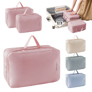 Nanofragrant Save Space Travel Clothing Storage Bags Wardrobe Drawer Quilt Clothing Compression Organizer Bag Luggage Suitcase Packing Cube