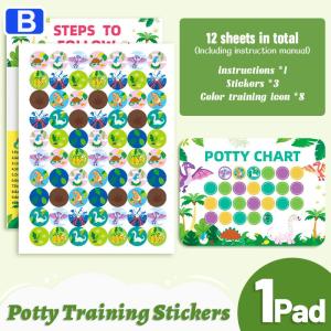 16Pcs Kids Early Learning Wall Charts Alphabet Weather Time Educational Posters Waterproof Card with Glue Dots Home Classroom Decor