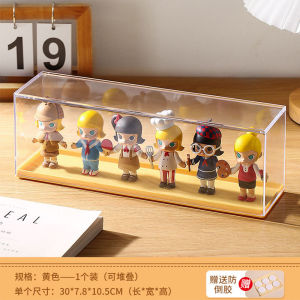 1/2 Tier Acrylic Display Case Clear Storage Organizer for Toy Figures Dolls & Collectibles