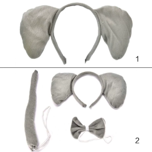 Unique Elephant Ear Headbands Animal Ears Plush Headpiece Party Role Play Costume Headdress for Parties and Celebrations