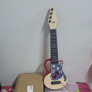 Four-string ukulele Guitar Toy for Kid Electric Musical Educational Toy for Children Music Sound Instrument