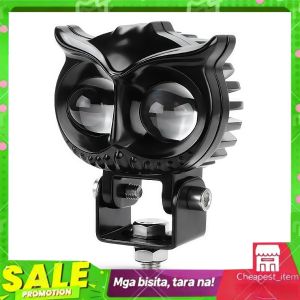 Compact LED Fog Light – 6000K White & Yellow Waterproof High/Low Beam for Motorcycle Off-Road & Marine!