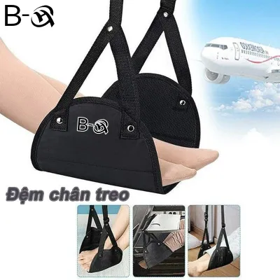 B-HQ võng gác chân ghế treo ô tô máy bay thư giãn gấp gọn du lịch văn phòng nghỉ chân