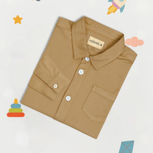 Kemeja Polos Anak Laki-Laki Lengan Panjang Matt Premium Cottons By HEHA