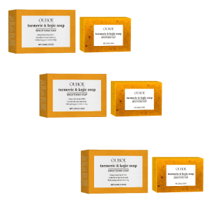 Turmeric Kojic Acid Ginger Handmade Soap Scrub Granule Essential Oil Soap Moisturizing Oil Control Anti-acne Cleansing Moisturizing Soap姜黄曲酸清洁面皂