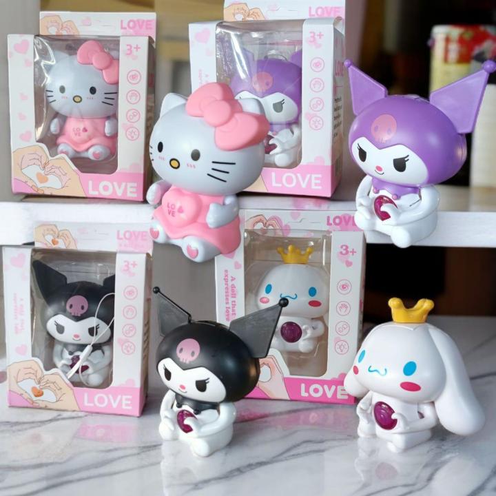 Varian Mainan Boneka Suara I love You Hello Kitty Kuromi Cinamorol