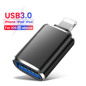 Bộ Chuyển Đổi Cho Iphone OTG Cáp Truyền Dữ Liệu Chuyển Đổi Đĩa Đực Sang USB Cho iPhone 12 11 Pro XS Max XR X 8 7 Plus Bộ Chuyển Đổi iPad