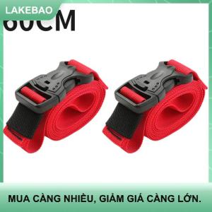 【LAKEBAO】 2pcs nylon dây đeo hàng hóa có thể tái chế gắn hành lý Fastener dây với khóa xuống Lash vành đai gắn ngoài trời du lịch cắm trại công cụ