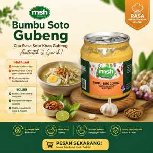 Bumbu Soto Gubeng Spesial 190  Bumbu Soto Gubeng NON MSG  Bumbu Soto Gubeng Siap Masak