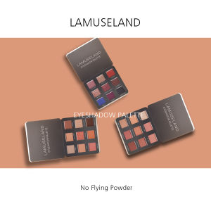 LAMUSELAND 3 Style 9 Colors Glitter Diamond Eye Shadow Palette Matte Eyeshadow