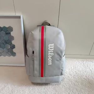 W Ersheng Tennis Bag 22L French Open independent racket compartment multi-compartment storage large-capacity outdoor tennis backpack
