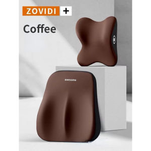 Car Neck Pillow Waist Supports Memory Foam Car Headrest Back Cushion Car Interior Accessories