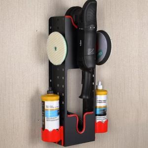 Wall Mount Polishing Machine Holder Buffer Rotary Polisher Car Detailing Storage Rack for Car Beauty Shop Accessories