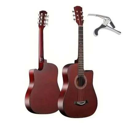 KAWES 38 Inch Acoustic Guitar Beginners Practice Students Guitar for Beginner with Accessories