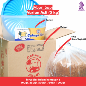 GROSIR 5KG Cahaya Abadi Abon Sapi "ASLI"