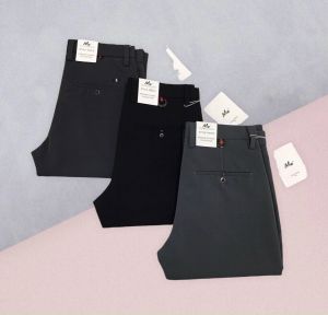 Quần Âu Nam Trung Niên Ống Suông Chất Vải Cashmere Cao Cấp Thấm Hút Tốt Phối Vest Trẻ Trung Sang Trọng