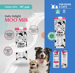 [New Launch Bundle] Daily Delight Moo Milk for Cat & Dog 1L | Australia Grass Fed Milk | Lactose Free | All Life Stages