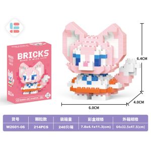 Pokémon Doll Miniature Diamond Building Blocks Small Particles Assembled DIY Puzzle Pikachu Animal Model