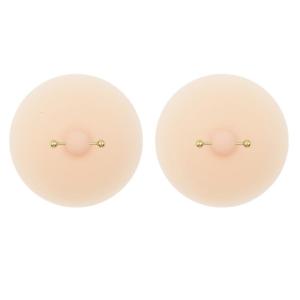 1 Pair Adhesive Breast Stickers Silicone Nipple Cover Sticky Bra Pad for Women Reusable Invisible Breast Sticker