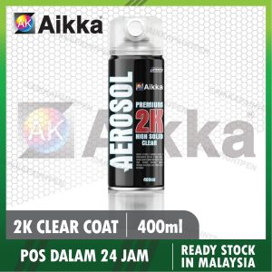 【PERODUA VIVA 】AIKKA Aerosol Spray 370ml Aikka Paint Touch Up Paint Cat Kereta Spray Paint Cat Kereta Calar Car Scratch