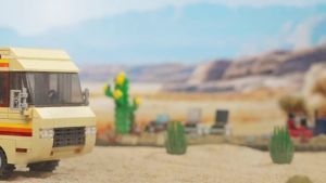 Technical Breaking Bad RV Adventure Camper Bus Car Model Building Blocks Fit Car Vehicle Assemble Bricks Toys For Avid Fans